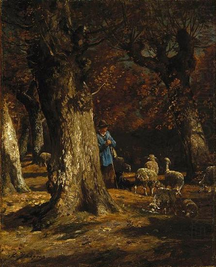 Charles Jacque The Old Forest china oil painting image